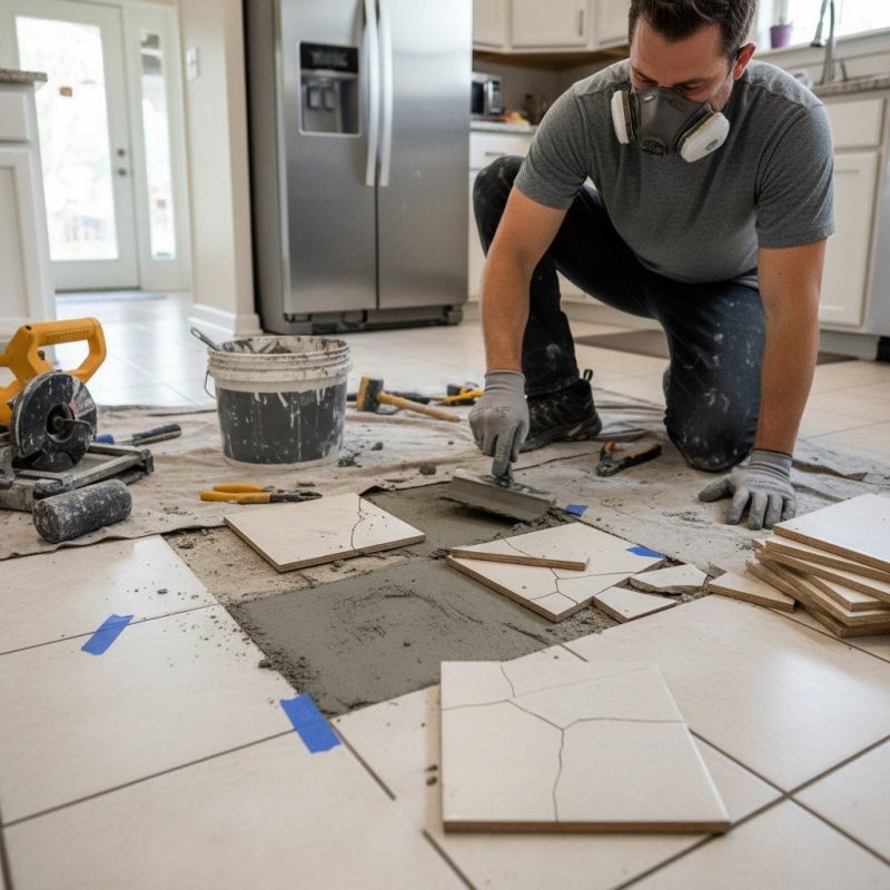 Kitchen Tile Remodeling